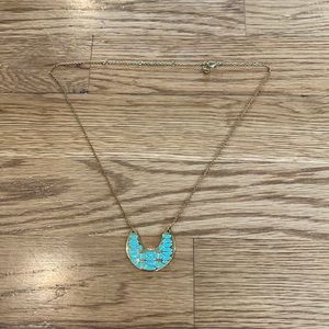 Stella & Dot reversible gold necklace